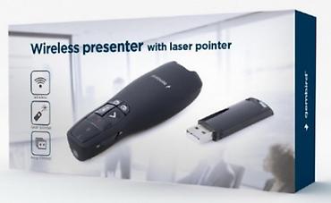 balast za xenon d1s: Bezicni prezenter laser pointer WP-L-12 Gembird, crni NOVO U — 3
