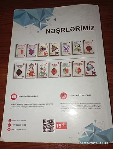 Школьные учебники: AZƏRBAYCAN DİLİ – Qaydalar və Testlər (VII nəşr, 2023–2024) 6 manata — 2
