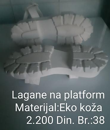 Sandale: Bele i Crne ženske sandale na platformu - Model: otvorene sandale sa — 9