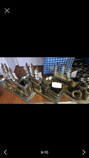 Saz: Azərbaycanın milli musiqi alətləri miniatur dekorativ fiqurları — 6