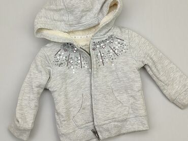 kombinezon szary elegancki: Sweatshirt, F&F, 12-18 months, condition - Good