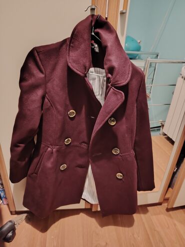 zimska kožna jakna: S (EU 36), Jednobojni, Sa postavom