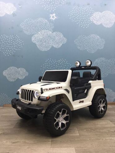 Uşaq üçün elektrik maşınları: 🚙 Elektrikli Uşaq Avtomobili – JEEP RUBICON 🚙 💳 Endirimli Qiyməti