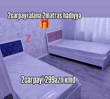 mebel dekor: Oğlan və qız üçün, Yeni, Çarpayı, Matras ilə — 1