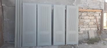 MDF dekorativ qapı panelləri – boz rəng - Material: yüksək sıxlıqlı — 8