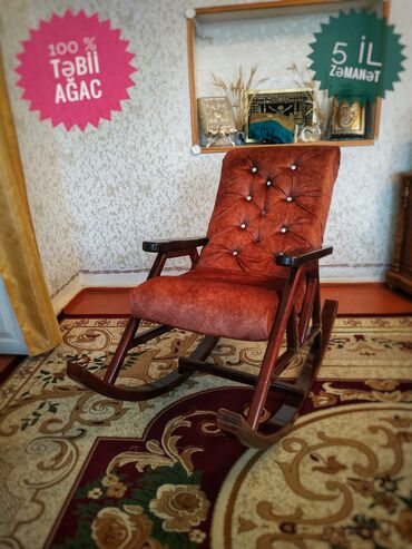 Kreslolar: Yeni, Kreslo-kaçalka, Parça, Kredit yoxdur, Ödənişli çatdırılma — 9