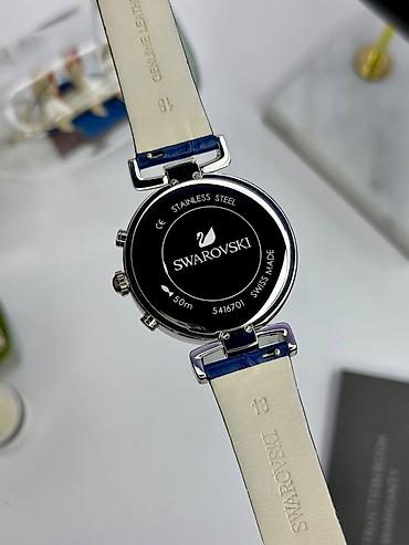 baki saat: Swarovski qadın qol saatı – Swiss Made - Korpus: paslanmayan polad — 2