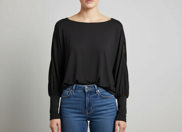 bluzki nietoperz oversize: Bluzka damska, rozmiar L