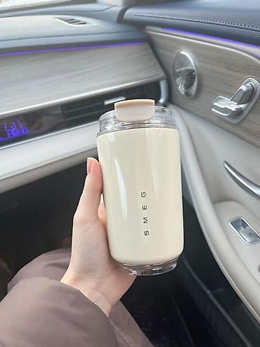 Термо идиштер: Термокружка Smeg (travel mug) - Объем: ориентировочно 350–400 мл — — 5