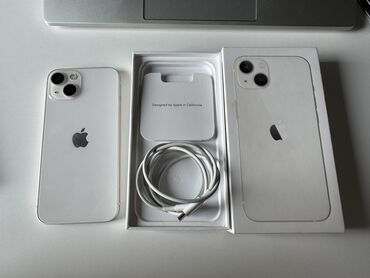 айфон 8 бу цена в бишкеке: IPhone 13, Б/у, 128 ГБ, Белый, Зарядное устройство, Защитное стекло, Чехол, 87 %