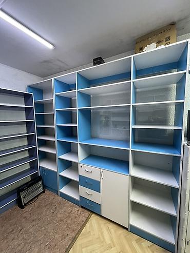 Комплекты офисной мебели: Комплект офисной мебели, Шкаф, ДСП, цвет - Голубой — 6