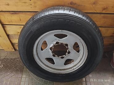 toyota 4ranner: Колеса в сборе 205 / 70 / R 14, Лето, Б/у, 1 шт, Легкий коммерческий транспорт (C/LT), Железные, отверстий - 6 — 6