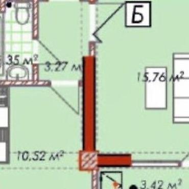 жк asman: 1 комната, 43 м², Золотой квадрат Элитка, 10 этаж, ПСО (под самоотделку) — 4
