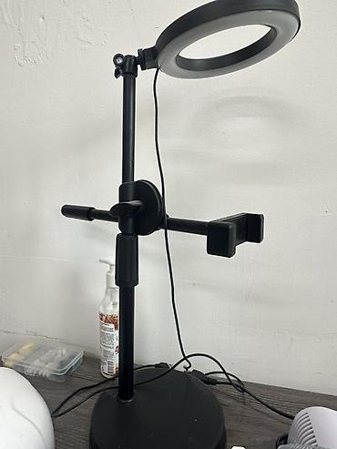 digital camera: Штатив Настольная стойка с кольцевой LED-лампой и держателем для — 5