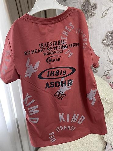 opel t: Oğlan və ya qıza 
t shirt,köynək,futbolka.Yenidir. 7-8 yaşa uyğundur — 2