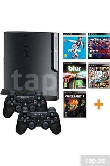 Playstation 3 hamısı xaricden gelir. -magazada satilir -harddiskler