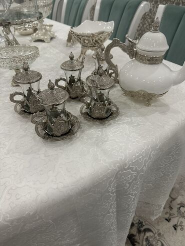 Наборы посуды: Распродаю Набор мельхиоровой посуды -дёшево 1.ваза для фруктов -2 шт — 9