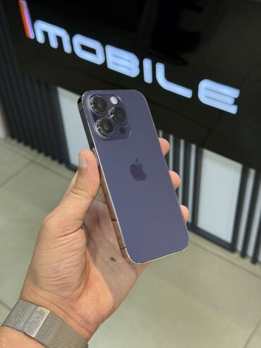Apple iPhone: IPhone 14 Pro, 256 GB, Deep Purple, Face ID
