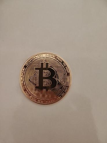 saatlar type 1: Bitcoin temalı kolleksiya sikkəsi - Material: metallik ərinti, qızılı — 2