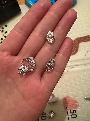 Наборы украшений: Ушунун баарын 1500мин сом Набор 925 по серебро 3 набор булгери набор — 9