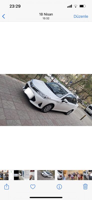 toyota corolla oluxana: Gundelik taksi- Toyota corolla axio 1.5 hybrid. Gundelik 30 manat
