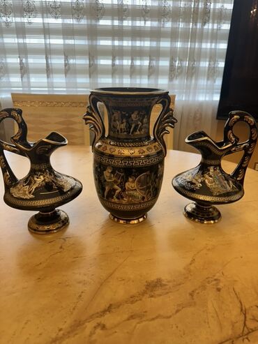 вазы для цветов чехия богемия: Vaza dəsti, Keramika