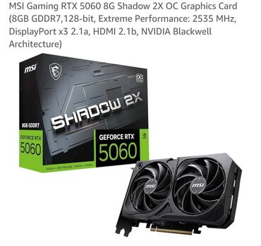 Videokartlar: Videokart Gigabyte GeForce RTX 5060, 8 GB, Yeni — 17