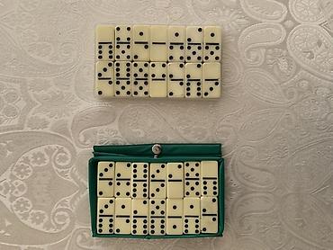dominos: Domino dəsti - Klassik 0–6 domino daşları komplekti - Açılıb-bağlanan — 1