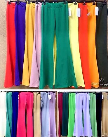 deciji blejzeri za decake: Zvonarice pantalone za devojcice od 4 do 14 velicina. Sa elastinom — 1