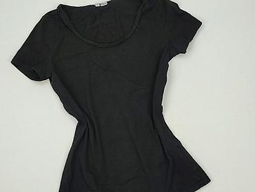 czarne dresy: T-shirt damski, rozmiar S — 1