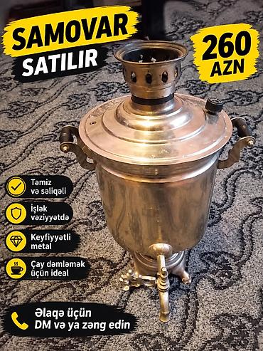 Yeni Od Samovar, 8 l, Pulsuz çatdırılma
