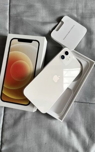 сумки для ноутбуков женские: IPhone 12, Колдонулган, 64 ГБ, Ак, Куту, 88 %