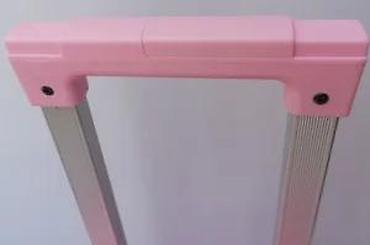 Putni koferi i torbe: Tvrdi kofer na točkiće – ružičasti - Materijal: čvrsta ABS/plastika — 24