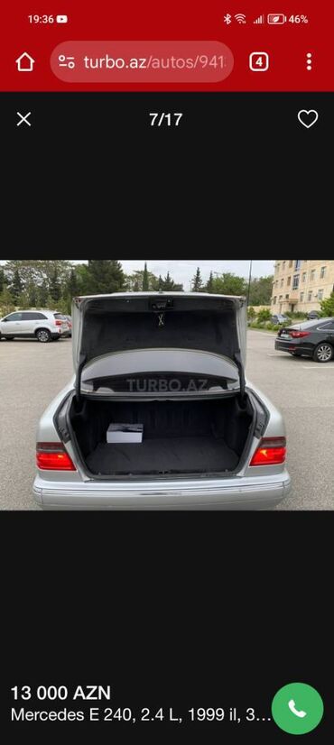 Mercedes-Benz: Mercedes-Benz E 240: 2.6 l | 2000 il Sedan — 4