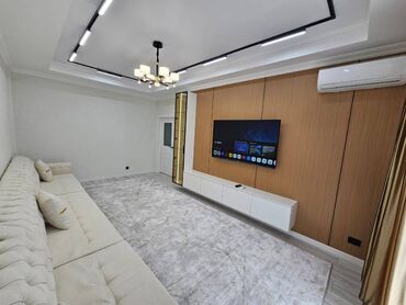 3 комнатная квартира асанбай: 2 комнаты, 78 м², Элитка, 12 этаж, Дизайнерский ремонт