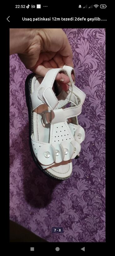 Uşaq ayaqqabıları: Qız üçün, 30 — 6