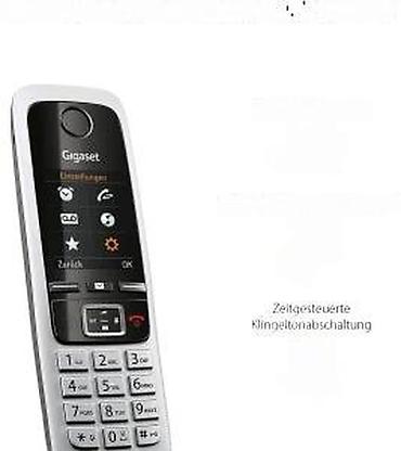 Fiksni telefoni: Gigaset bežični DECT slušalica sa bazom - Veliki TFT kolor ekran od — 16