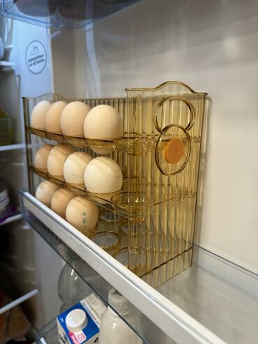 лоток для яйца: Подставка контейнер для яиц в холодильник. Органайзер, лоток для