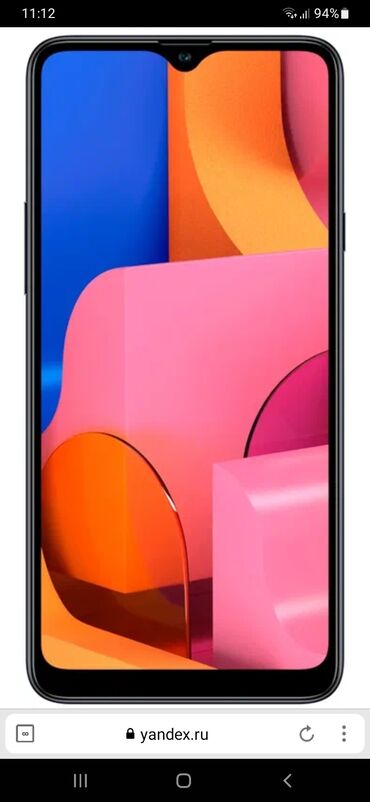 telofon: Samsung Galaxy A20, 32 GB, rəng - Qırmızı, Sensor