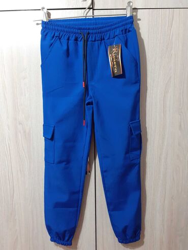штаны для мальчика: Джинсы и брюки, цвет - Синий, Новый