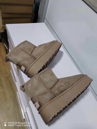 srebrni nakit novi sad: Ugg mini čizme, bоја - Siva, 41