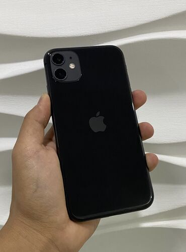 Apple iPhone: IPhone 11, Б/у, Черный, Зарядное устройство, Чехол, Коробка, 78 %