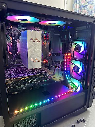 Настольные ПК и рабочие станции: Компьютер, ядер - 6, ОЗУ 16 ГБ, Для несложных задач, Б/у, Intel Core i5, NVIDIA GeForce GTX 1070, HDD + SSD — 11