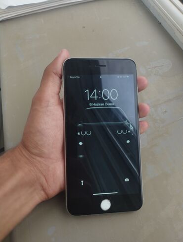 betek plus: IPhone 6 Plus, 16 GB, Matte Silver, Barmaq izi