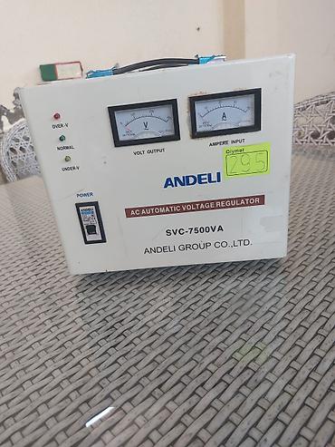 gece lampası: ANDELI SVC-7500VA – AC Avtomatik Gərginlik Tənzimləyicisi - Güc: 7500 — 3