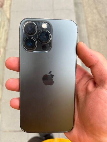 iphone 13 telefon: IPhone 13 Pro, 128 GB, Qara, Simsiz şarj, Face ID
