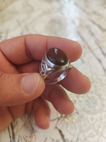 kisi nisan uzukleri: Üzük, Versace, Gümüş, Əqiq, 5.00+ Karat