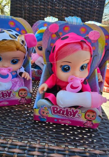 igračka kolica za bebe: Placljivice bebe za vase devojcice ❤️❤️❤️❤️ Visina 28cm Cena
