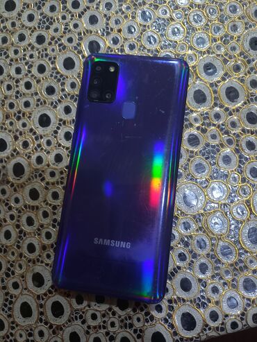 ses aparatı: Samsung Galaxy A21S, 64 GB, rəng - Göy
