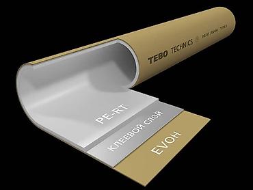 Трубы для водяного теплого пола: Труба PE-RT TEBO Technics для водяного тёплого пола и систем — 9